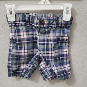 2/$10 EUC Boys 3T Plaid Shorts